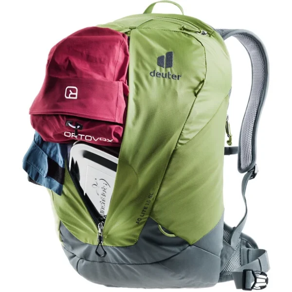 REMISE Deuter AC Lite 15 SL Sac à Dos Femme, Vert/gris 6