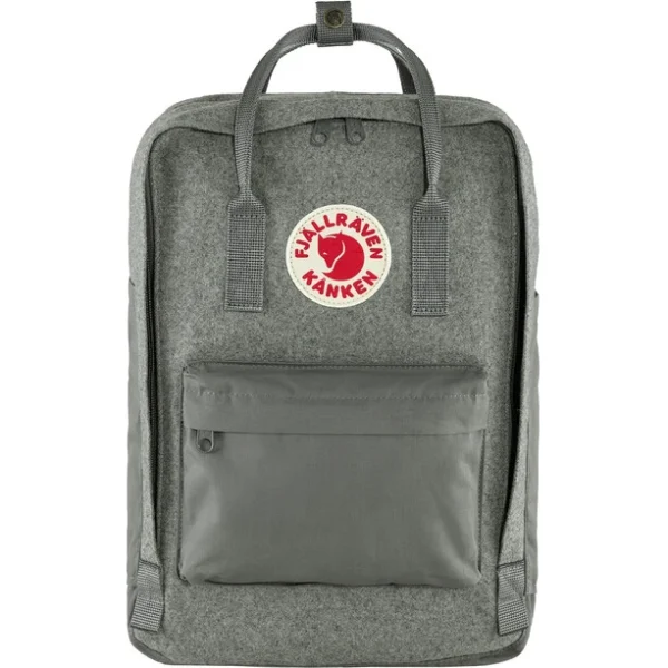 Fjällräven Fjällräven Kånken Re-Wool Sac à Dos Pour Ordinateur Portable 15″, Gris magasin pour 1