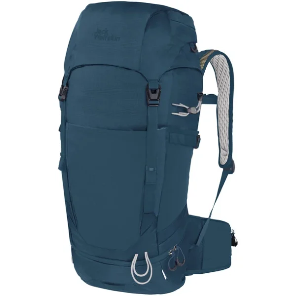 Jack Wolfskin Wolftrail 34 Recco Backpack, Bleu solde en ligne 1