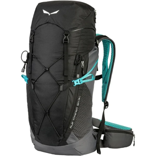 mode SALEWA Alp Trainer 30+3 Sac à Dos Femme, Noir 1