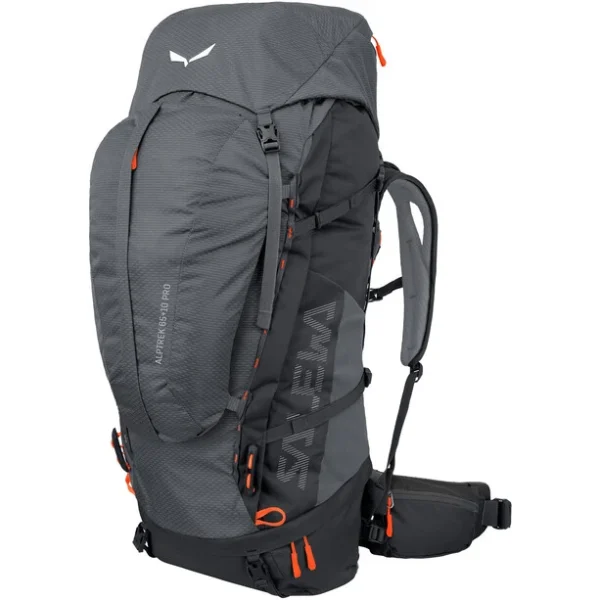 SALEWA Alptrek 65 + 10 Pro Sac à Dos, Gris outlet soldes 1