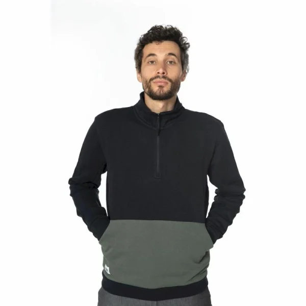 achat pas cher Sortie 🧨 Snap Zip Up Sweater – Sweatshirt ✔️ 1