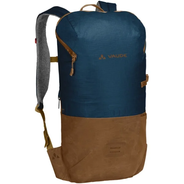 VAUDE CityGo 14 Sac à Dos, Bleu Pétrole/marron Pas Cher soldes France 1